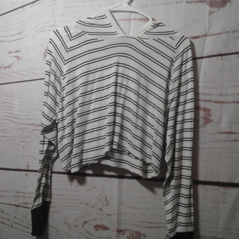 Womens sz 3X crew neck long sleeve hoodie t-shirt